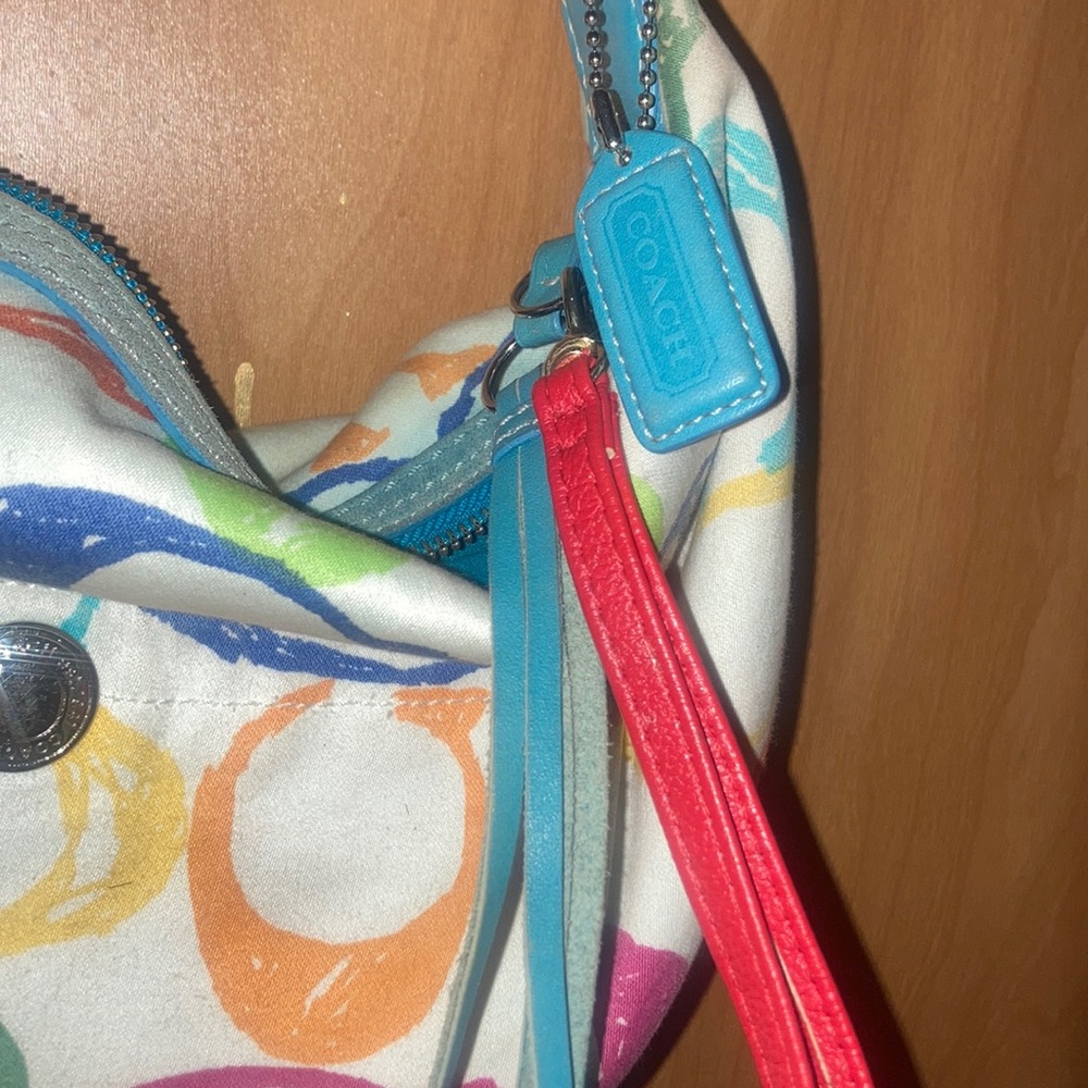Used Rare Colorful Coach small - Picture 2 of 5
